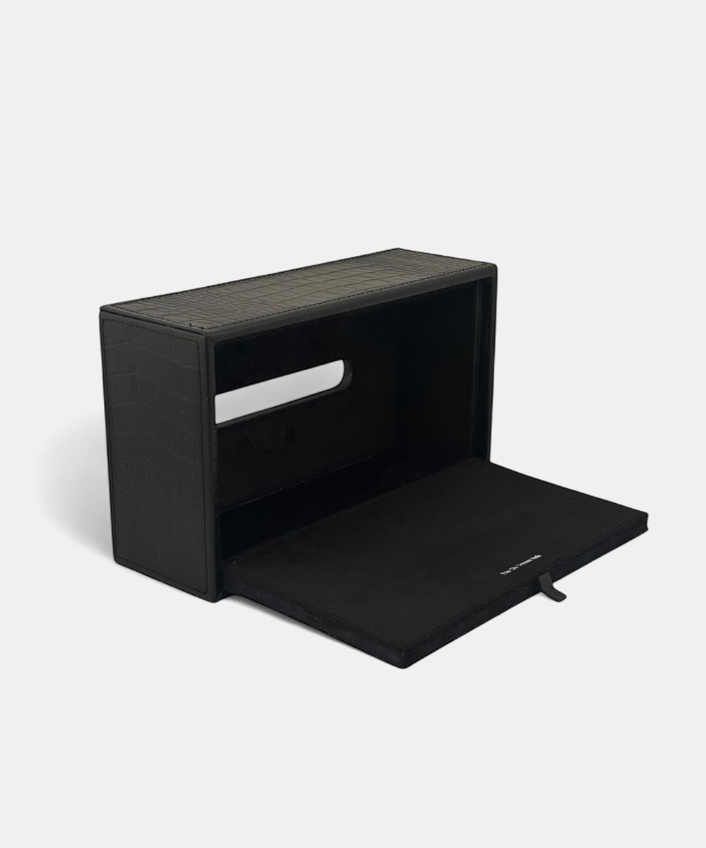 جعبه دستمال کاغذی چرم مدل 4400049