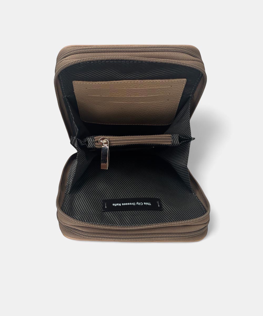 کیف کراس بادی چرم زنانه مدل 4400053