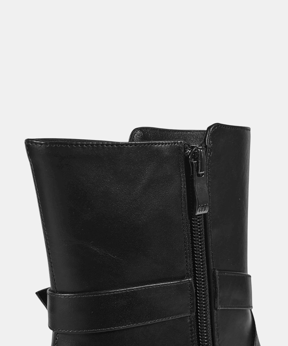 نیم بوت چرم زنانه مدل 4400082