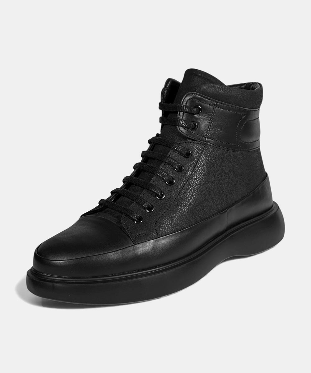 بوت چرم مردانه مدل 4400075