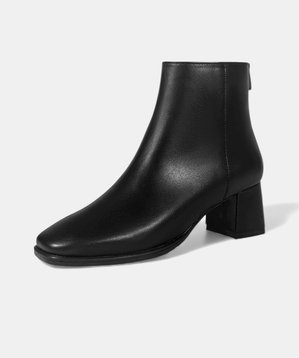 نیم بوت چرم زنانه مدل 4400088