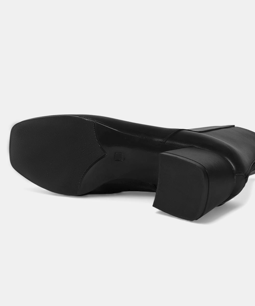 نیم بوت چرم زنانه مدل 4400088