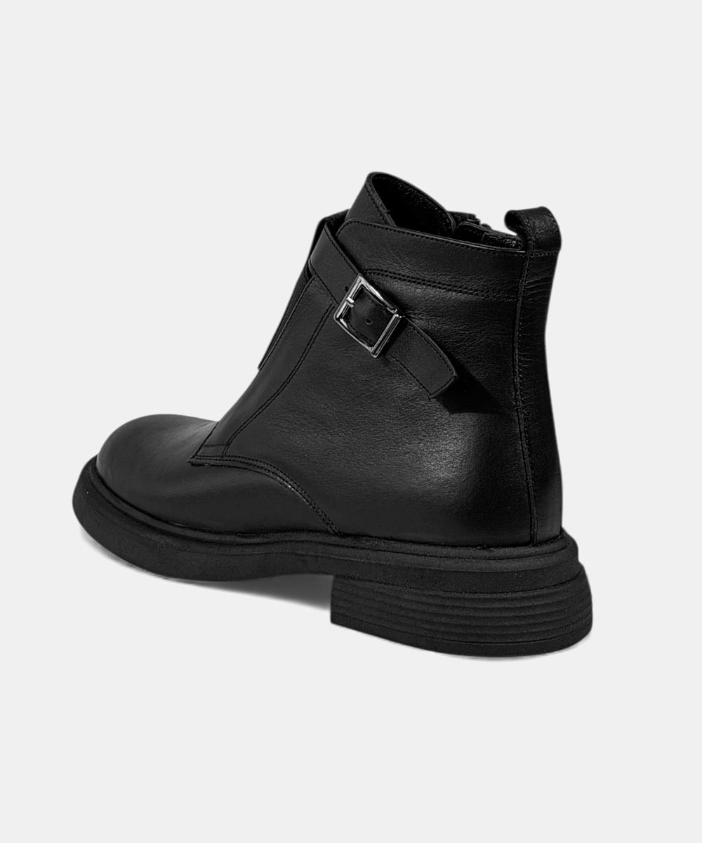 نیم بوت چرم زنانه مدل 4400094