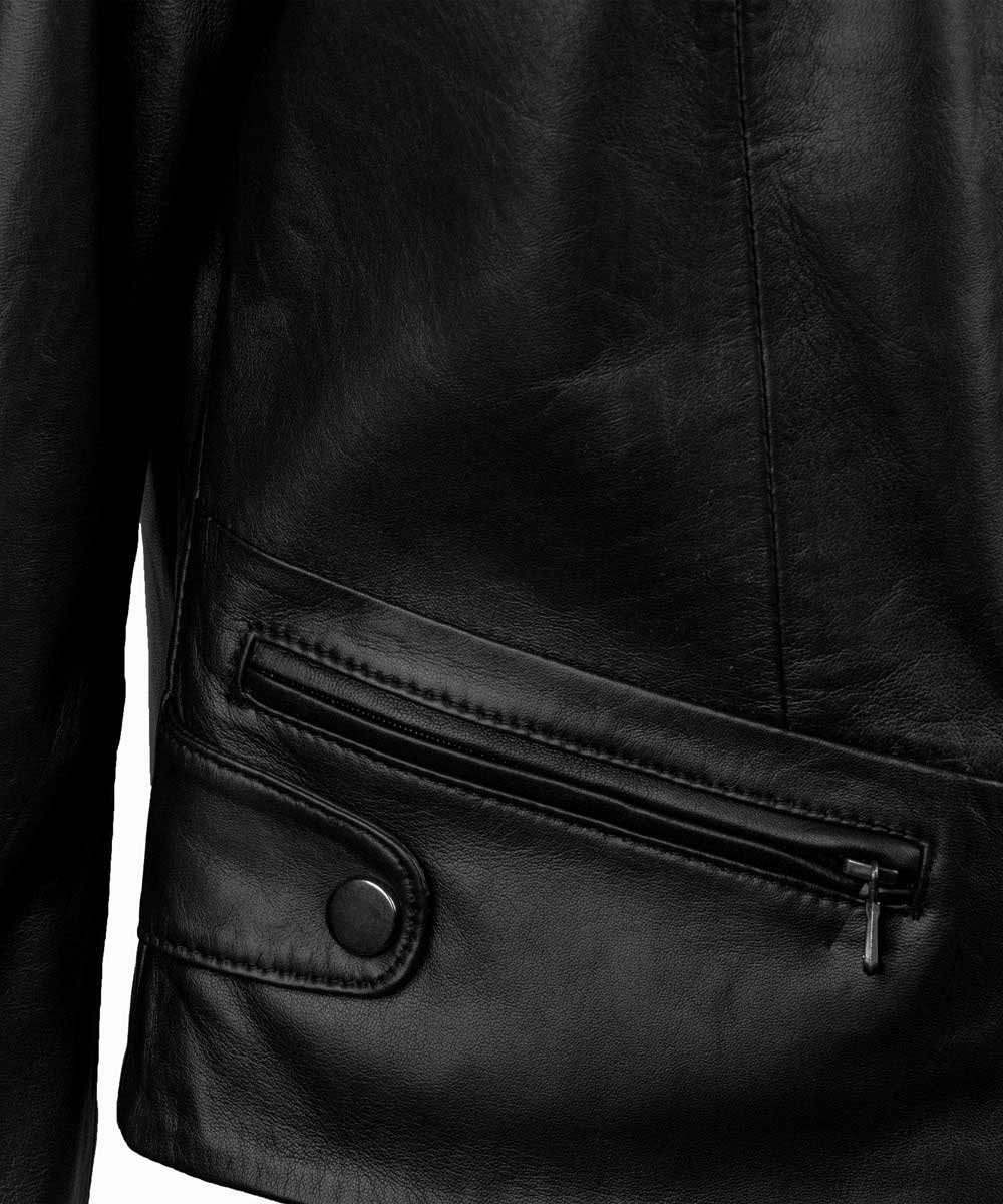 کت چرم زنانه مدل 44000108