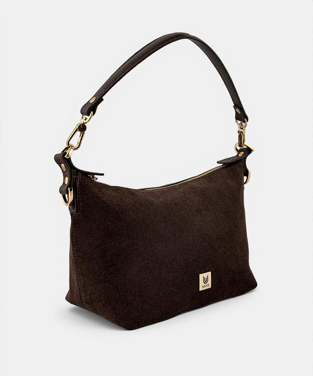 کیف چرم زنانه دوشی ساعدی مدل 4400091