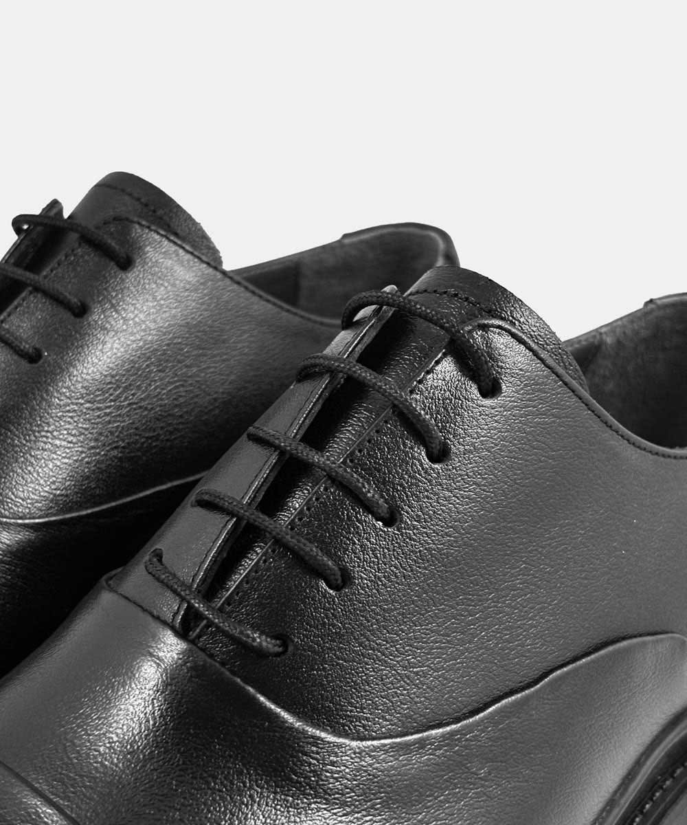 کفش چرم مردانه آکسفورد مدل 44000111