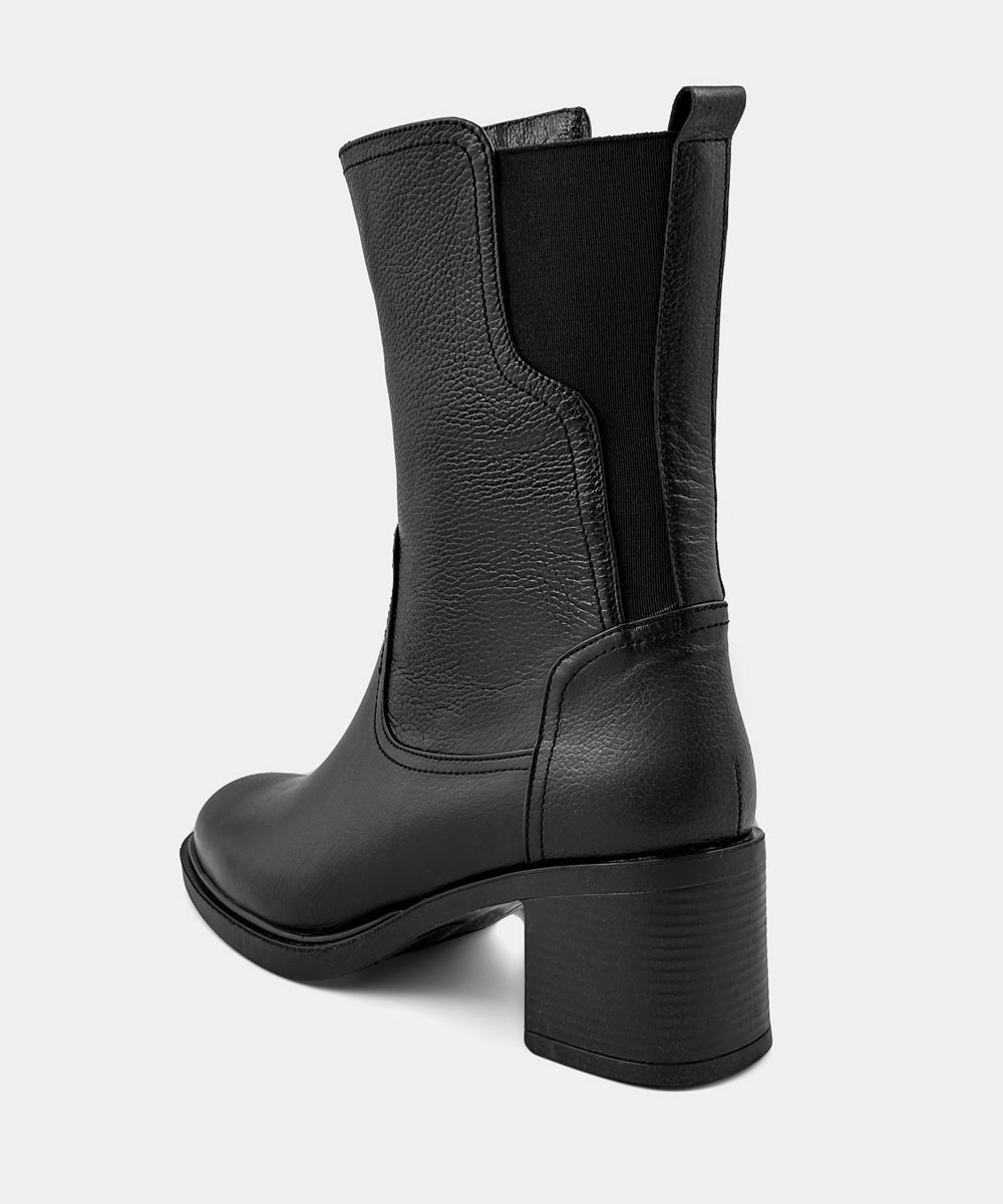 نیم بوت چرم زنانه مدل 44000134