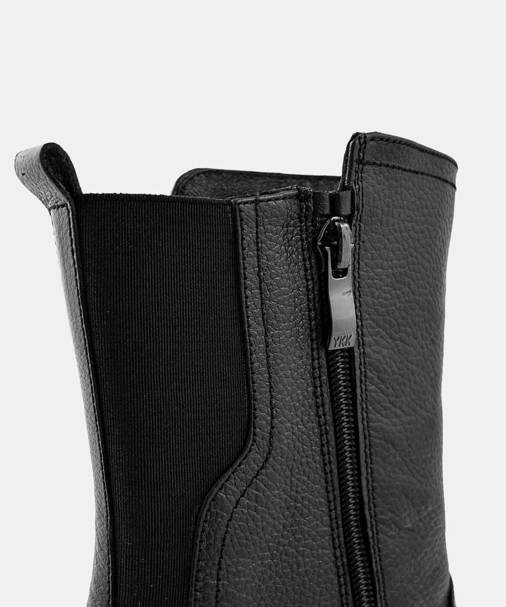 نیم بوت چرم زنانه مدل 44000134