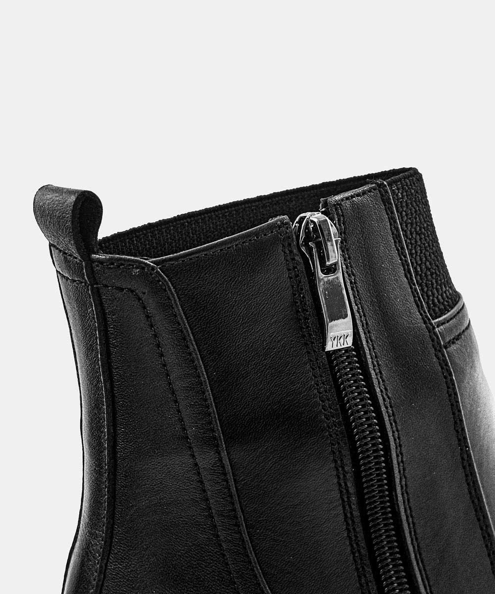 نیم بوت چرم زنانه مدل 44000135