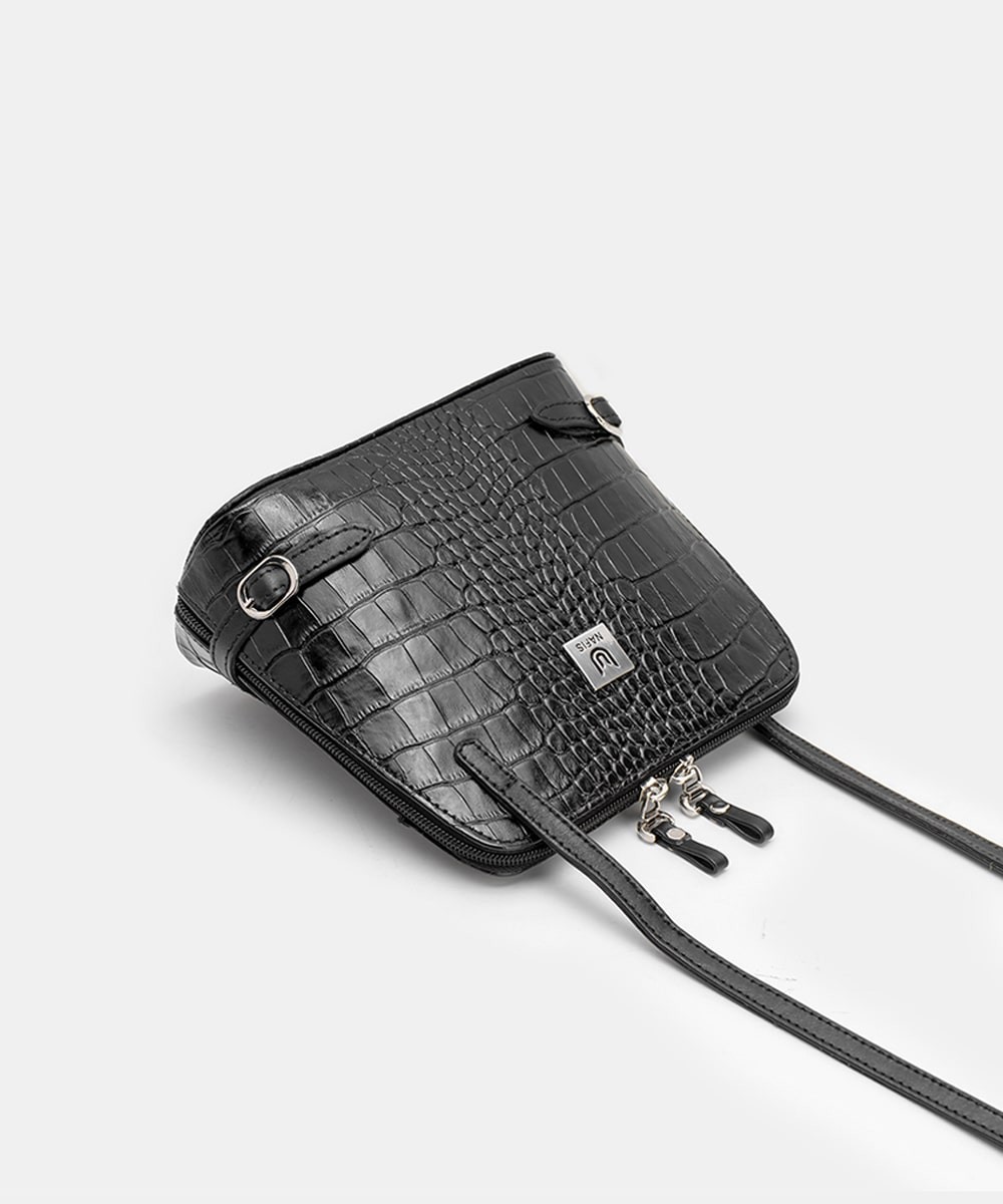 کیف کراس بادی چرم زنانه مدل 4100073