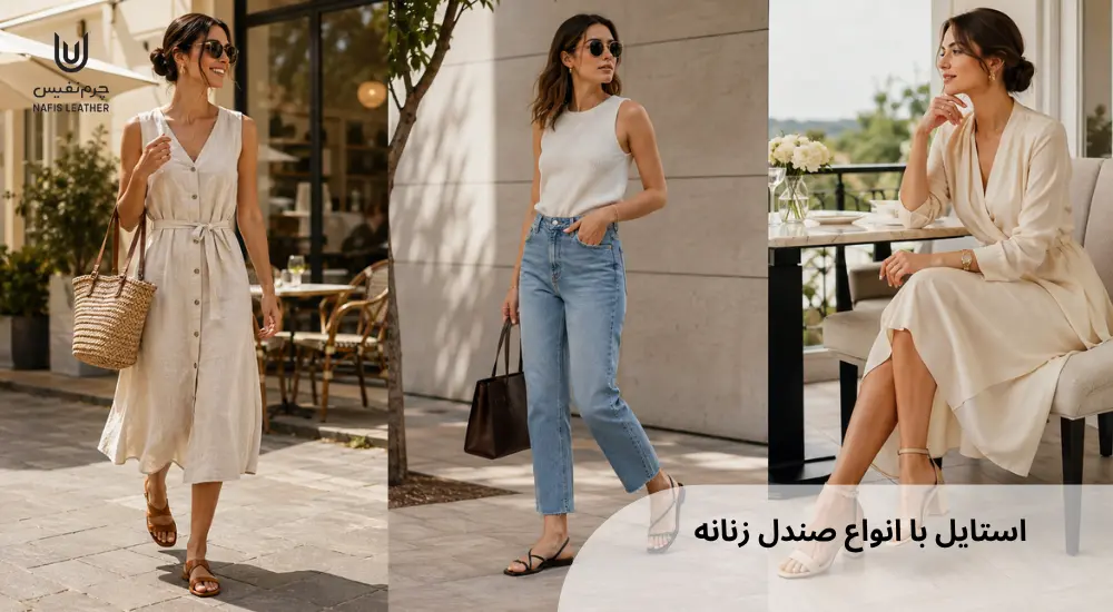 انواع استایل با صندل زنانه