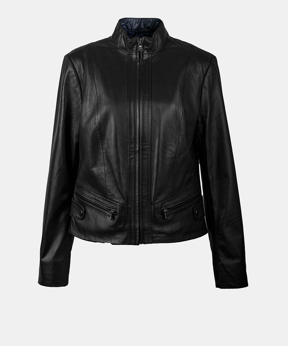 کت چرم زنانه مدل 44000108