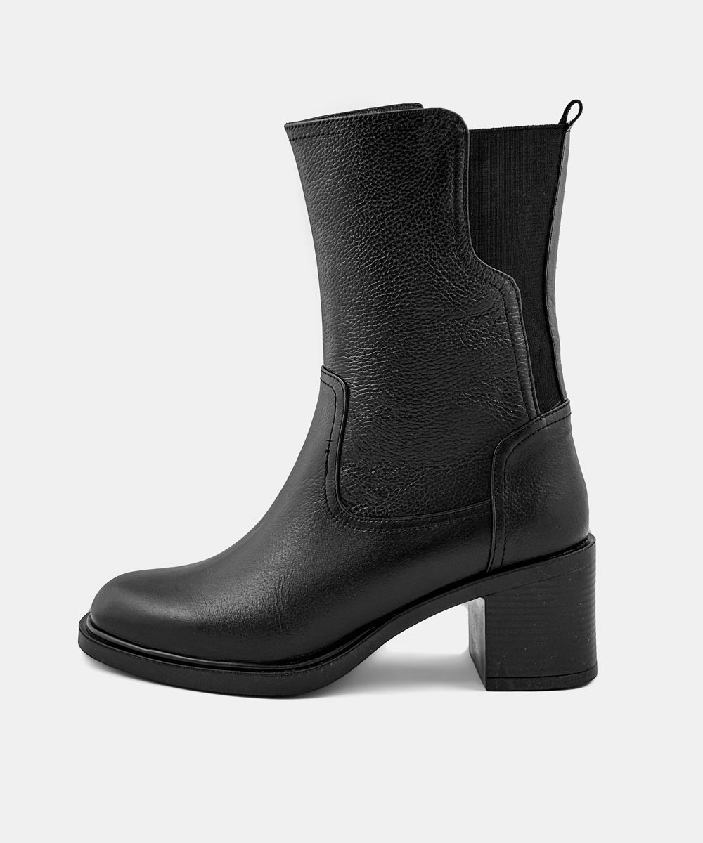 نیم بوت چرم زنانه مدل 44000134