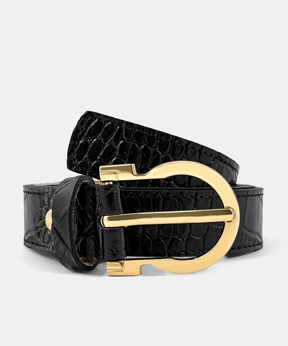 کمربند چرم زنانه مدل 44000156