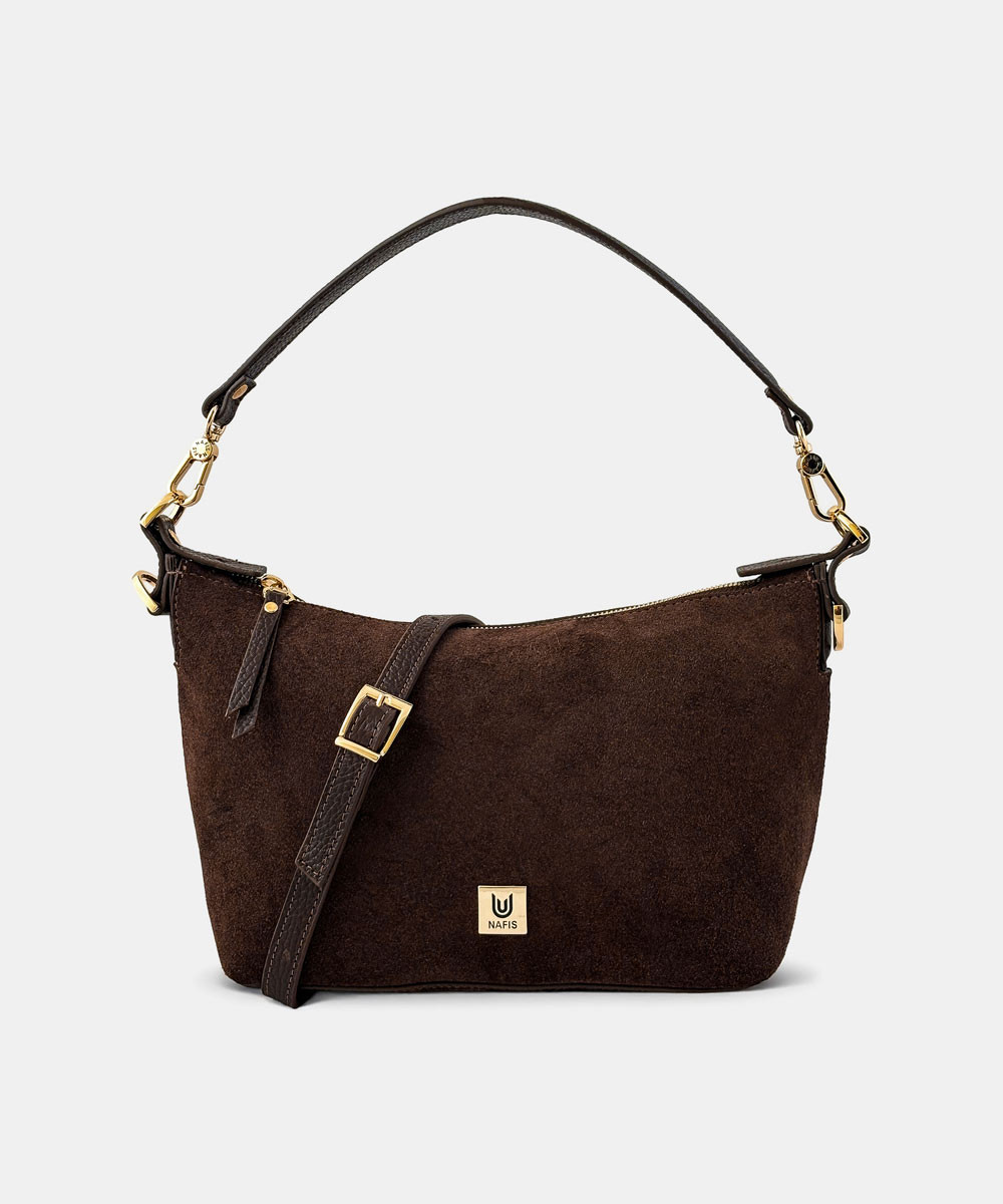  کیف چرم زنانه دوشی ساعدی مدل 4400091 