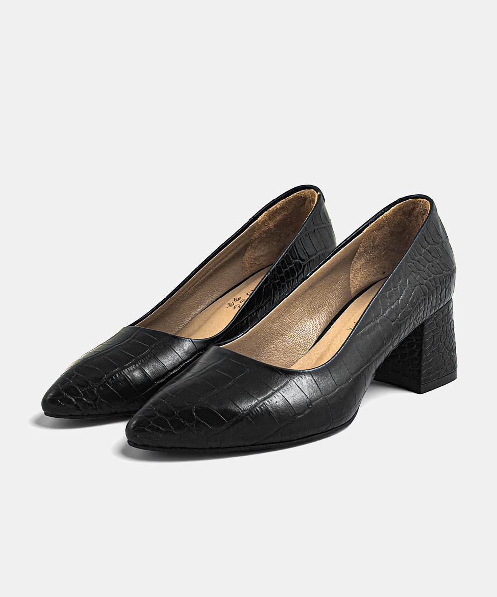  کفش چرم زنانه مجلسی مدل 40000168 